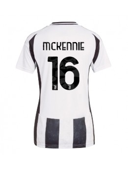 Billige Juventus Weston McKennie #16 Hjemmedrakt Dame 2024-25 Kortermet